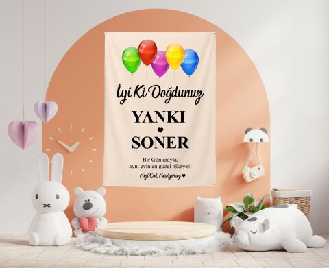 Doğum Günü Duvar Örtüsü