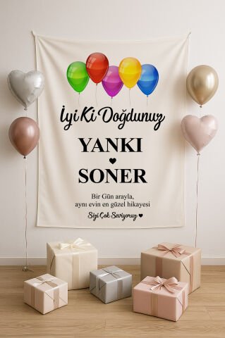 Doğum Günü Duvar Örtüsü