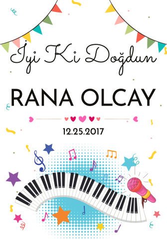 Doğum Günü Duvar Örtüsü
