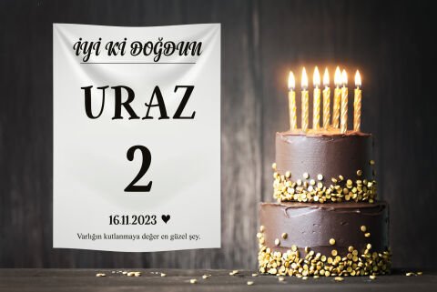 Doğum Günü Duvar Örtüsü