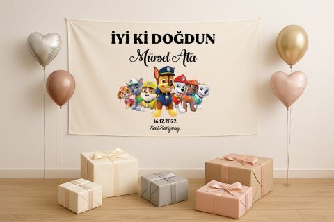 Doğum Günü Duvar Örtüsü