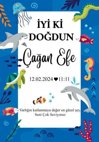 Doğum Günü Duvar Örtüsü