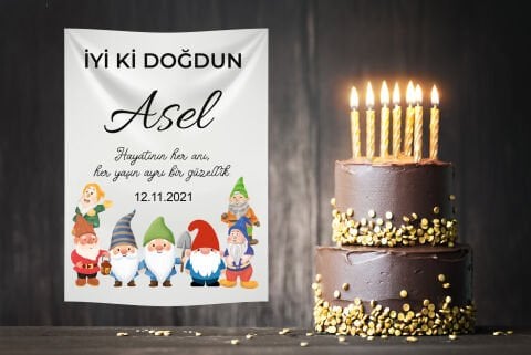 Doğum Günü Duvar Örtüsü
