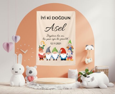 Doğum Günü Duvar Örtüsü