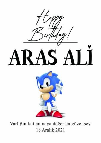 Doğum Günü Duvar Örtüsü