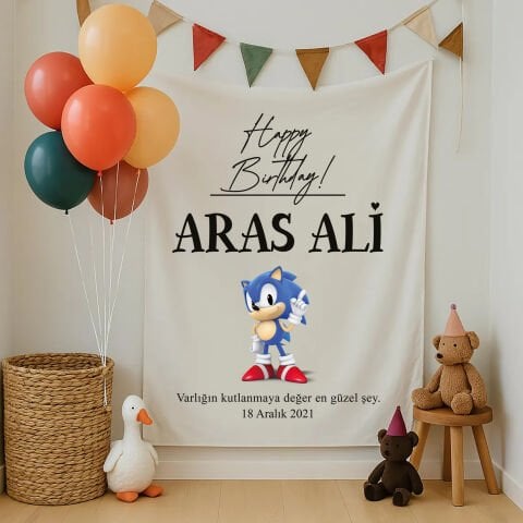 Doğum Günü Duvar Örtüsü