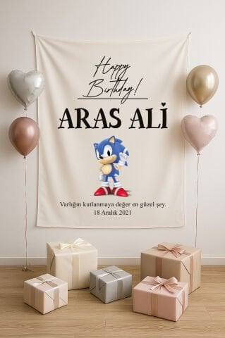 Doğum Günü Duvar Örtüsü