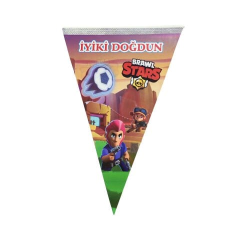 Brawl Stars Temalı Flama Bayrak