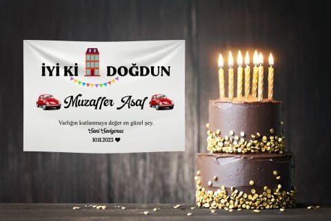Doğum Günü Duvar Örtüsü