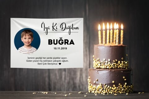 Doğum Günü Duvar Örtüsü