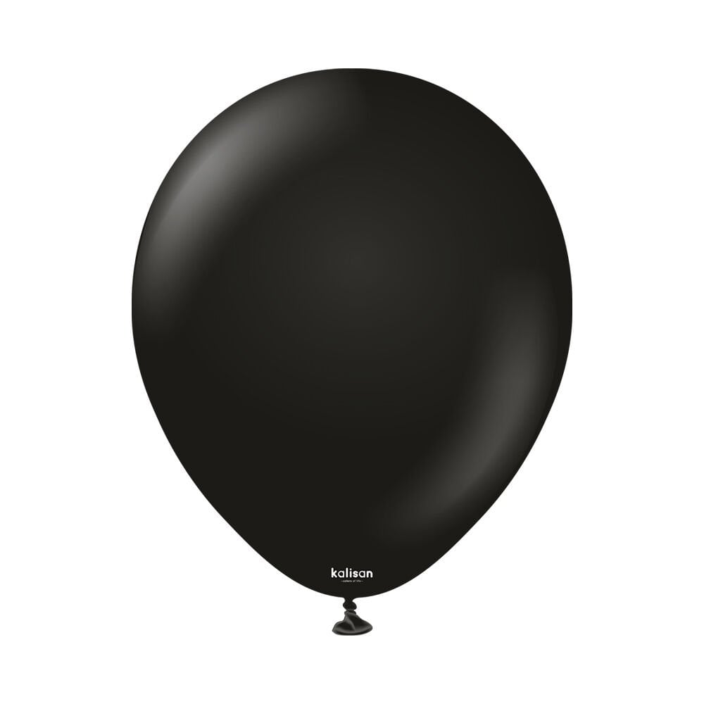 Pastel Siyah Balon 12 inç (10 adet)