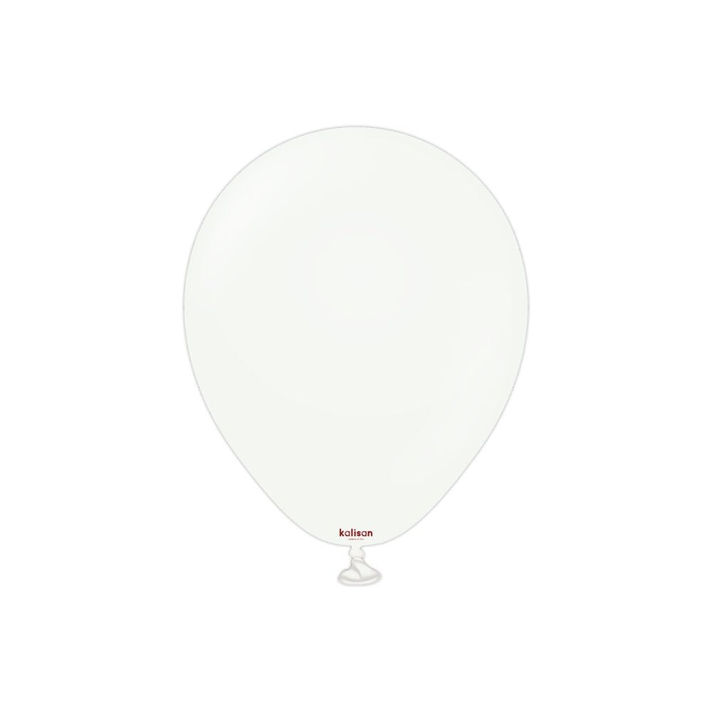 Pastel Beyaz Balon 5 inç (10 adet)