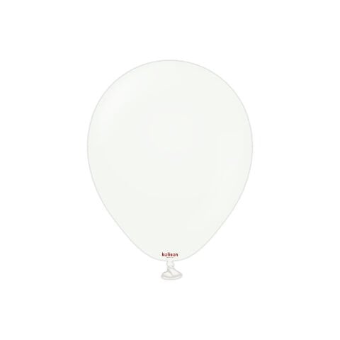 Pastel Beyaz Balon 5 inç (10 adet)