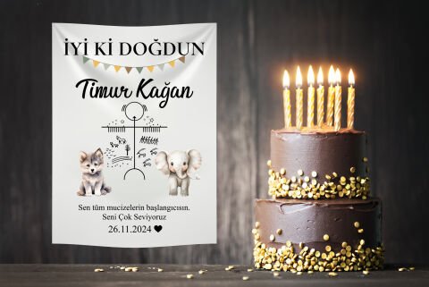 Doğum Günü Duvar Örtüsü
