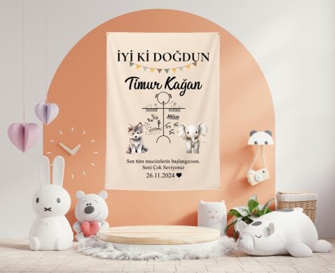 Doğum Günü Duvar Örtüsü