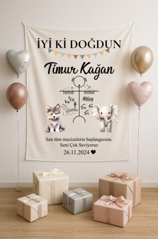 Doğum Günü Duvar Örtüsü