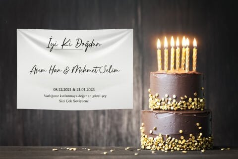 Doğum Günü Duvar Örtüsü