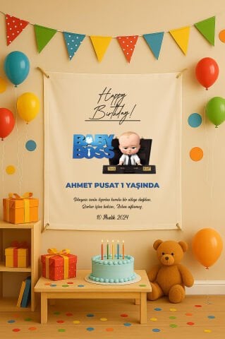Doğum Günü Duvar Örtüsü