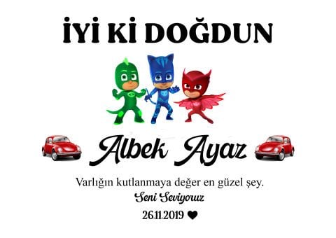 Doğum Günü Duvar Örtüsü