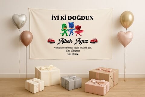 Doğum Günü Duvar Örtüsü