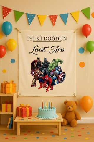Doğum Günü Duvar Örtüsü
