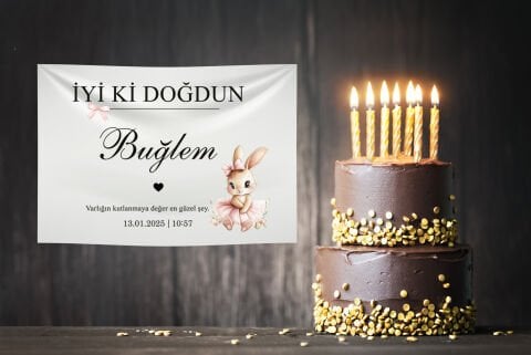 Doğum Günü Duvar Örtüsü