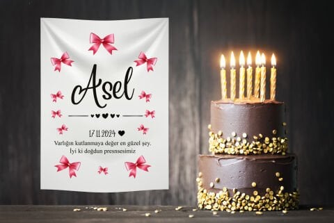 Doğum Günü Duvar Örtüsü