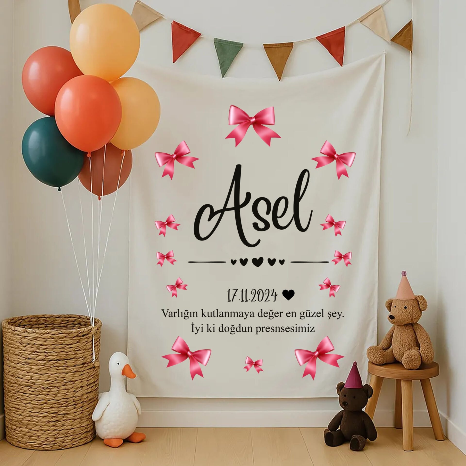 Doğum Günü Duvar Örtüsü