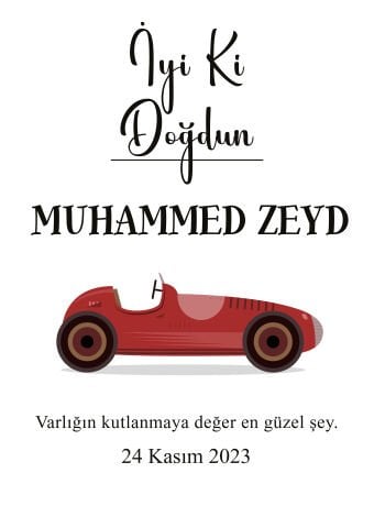 Doğum Günü Duvar Örtüsü