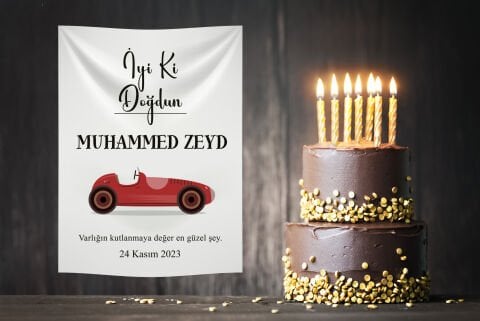 Doğum Günü Duvar Örtüsü