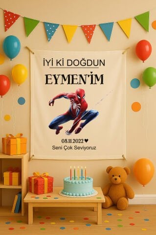 Doğum Günü Duvar Örtüsü