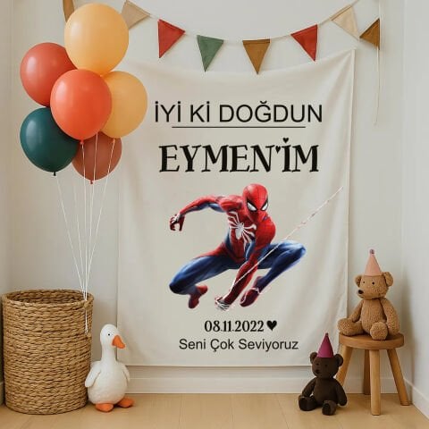 Doğum Günü Duvar Örtüsü