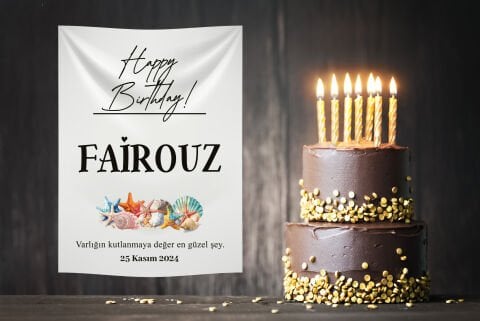 Doğum Günü Duvar Örtüsü