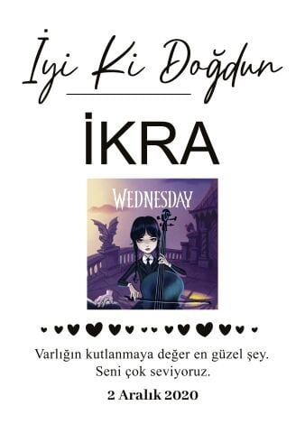 Doğum Günü Duvar Örtüsü