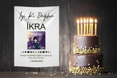 Doğum Günü Duvar Örtüsü