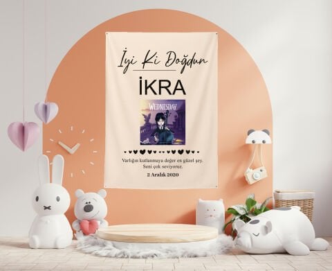 Doğum Günü Duvar Örtüsü