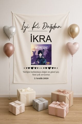 Doğum Günü Duvar Örtüsü