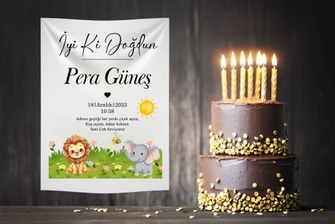 Doğum Günü Duvar Örtüsü