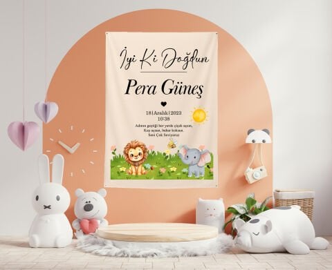 Doğum Günü Duvar Örtüsü