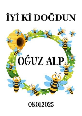 Doğum Günü Duvar Örtüsü