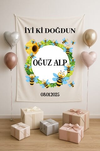 Doğum Günü Duvar Örtüsü
